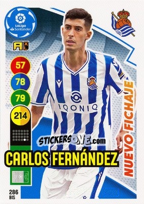 Sticker Carlos Fernández - Liga Santander 2020-2021. Adrenalyn XL - Panini