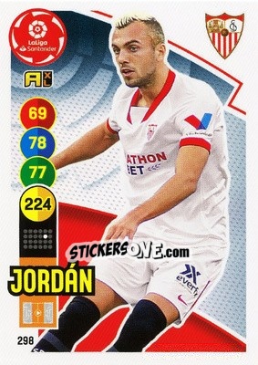 Cromo Joan Jordán - Liga Santander 2020-2021. Adrenalyn XL - Panini