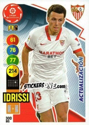 Sticker Idrissi - Liga Santander 2020-2021. Adrenalyn XL - Panini