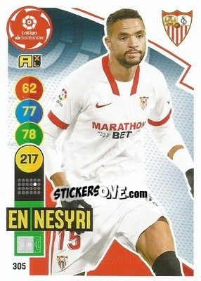 Sticker En-Nesyri - Liga Santander 2020-2021. Adrenalyn XL n. 305 - Panini