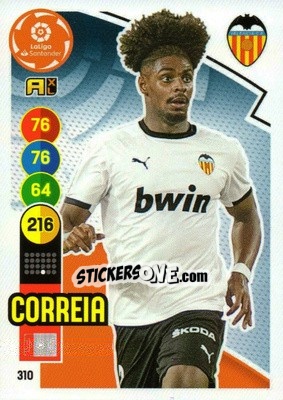 Sticker Correia - Liga Santander 2020-2021. Adrenalyn XL - Panini