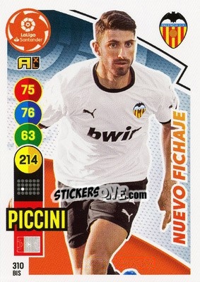 Sticker Piccini - Liga Santander 2020-2021. Adrenalyn XL - Panini