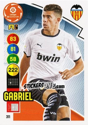 Figurina Gabriel - Liga Santander 2020-2021. Adrenalyn XL - Panini