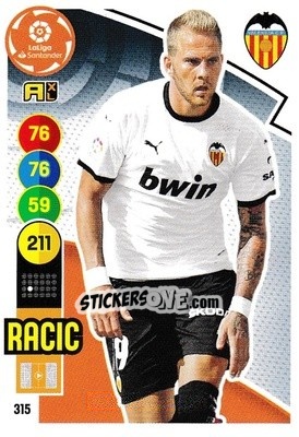 Sticker Racic - Liga Santander 2020-2021. Adrenalyn XL - Panini