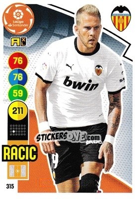 Cromo Racic - Liga Santander 2020-2021. Adrenalyn XL - Panini