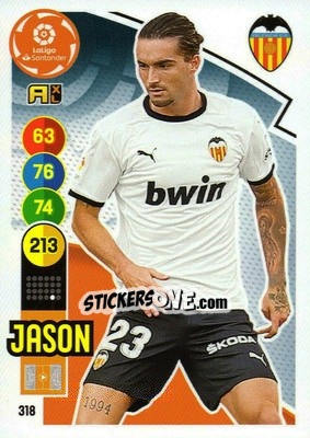 Cromo Jason - Liga Santander 2020-2021. Adrenalyn XL - Panini