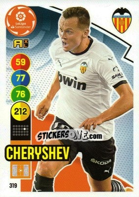 Sticker Cheryshev - Liga Santander 2020-2021. Adrenalyn XL n. 319 - Panini