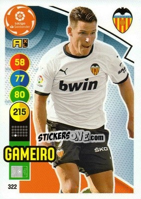 Sticker Gameiro - Liga Santander 2020-2021. Adrenalyn XL n. 322 - Panini