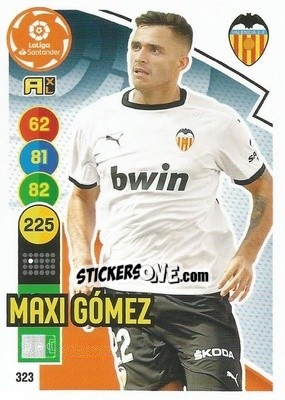 Sticker Maxi Gómez - Liga Santander 2020-2021. Adrenalyn XL - Panini