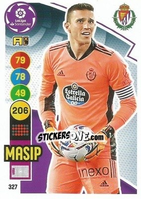 Sticker Masip - Liga Santander 2020-2021. Adrenalyn XL n. 327 - Panini