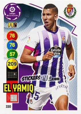 Cromo El Yamiq - Liga Santander 2020-2021. Adrenalyn XL - Panini