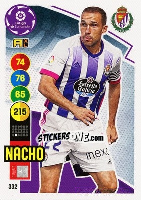 Sticker Nacho - Liga Santander 2020-2021. Adrenalyn XL - Panini