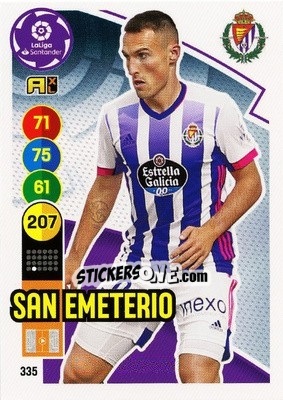 Cromo San Emeterio - Liga Santander 2020-2021. Adrenalyn XL - Panini