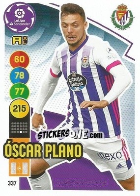 Sticker Óscar Plano - Liga Santander 2020-2021. Adrenalyn XL - Panini