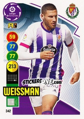 Sticker Weissman - Liga Santander 2020-2021. Adrenalyn XL - Panini