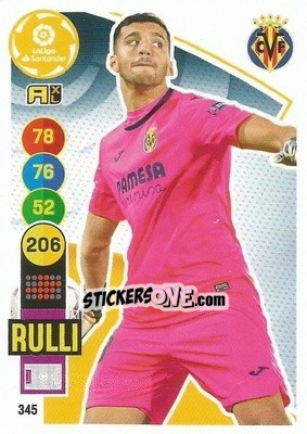 Cromo Rulli - Liga Santander 2020-2021. Adrenalyn XL n. 345 - Panini