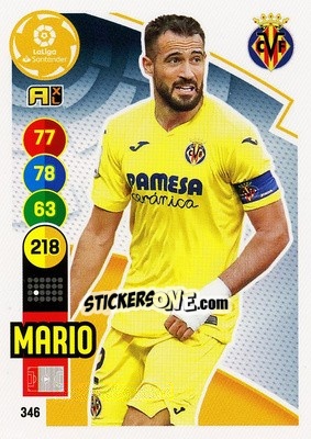 Figurina Mario - Liga Santander 2020-2021. Adrenalyn XL - Panini