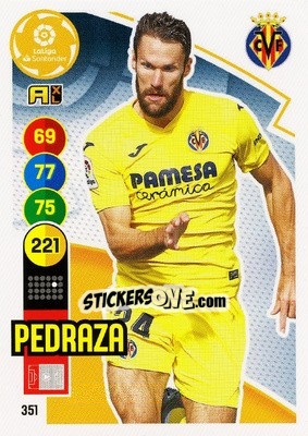 Figurina Pedraza - Liga Santander 2020-2021. Adrenalyn XL - Panini