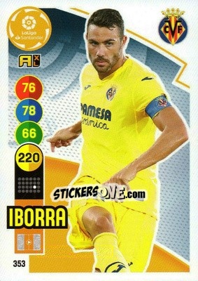 Cromo Iborra - Liga Santander 2020-2021. Adrenalyn XL - Panini