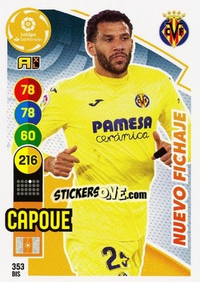 Figurina Capoue - Liga Santander 2020-2021. Adrenalyn XL - Panini