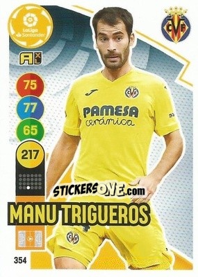 Cromo Manu Trigueros - Liga Santander 2020-2021. Adrenalyn XL - Panini