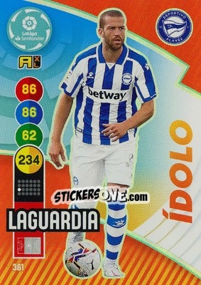 Cromo Laguardia - Liga Santander 2020-2021. Adrenalyn XL - Panini