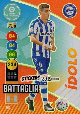 Cromo Battaglia - Liga Santander 2020-2021. Adrenalyn XL - Panini