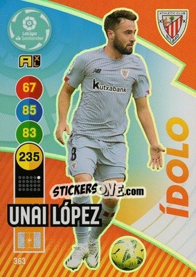 Cromo Unai López - Liga Santander 2020-2021. Adrenalyn XL - Panini