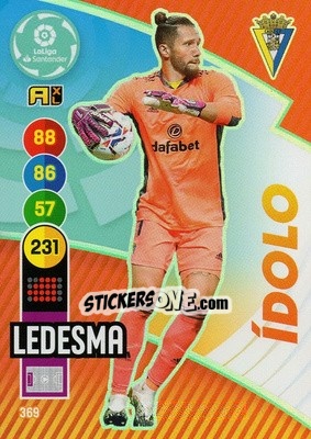 Sticker Ledesma - Liga Santander 2020-2021. Adrenalyn XL - Panini