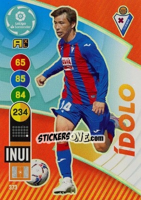 Sticker Inui - Liga Santander 2020-2021. Adrenalyn XL n. 373 - Panini