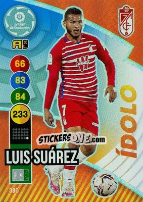 Cromo Luis Suárez - Liga Santander 2020-2021. Adrenalyn XL - Panini
