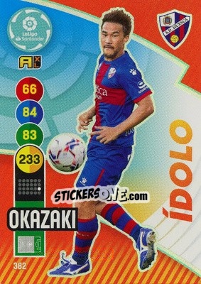 Sticker Okazaki - Liga Santander 2020-2021. Adrenalyn XL n. 382 - Panini