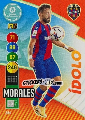 Cromo Morales - Liga Santander 2020-2021. Adrenalyn XL - Panini