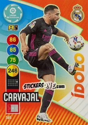 Sticker Carvajal - Liga Santander 2020-2021. Adrenalyn XL - Panini