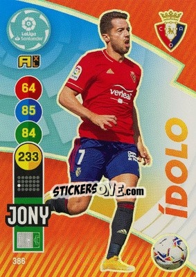 Cromo Jony - Liga Santander 2020-2021. Adrenalyn XL - Panini