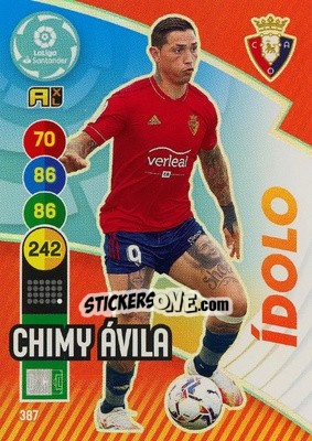 Sticker Chimy Ávila - Liga Santander 2020-2021. Adrenalyn XL - Panini