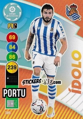 Figurina Portu - Liga Santander 2020-2021. Adrenalyn XL - Panini