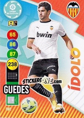 Sticker Guedes - Liga Santander 2020-2021. Adrenalyn XL - Panini