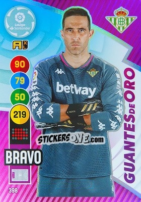 Sticker Claudio Bravo - Liga Santander 2020-2021. Adrenalyn XL n. 398 - Panini