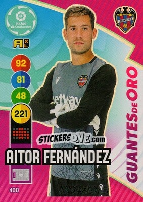 Figurina Aitor Fernández - Liga Santander 2020-2021. Adrenalyn XL - Panini