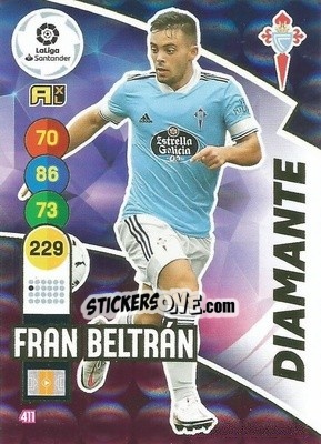 Figurina Fran Beltran - Liga Santander 2020-2021. Adrenalyn XL - Panini