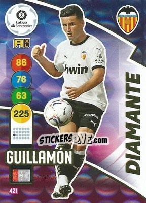 Cromo Guillamón - Liga Santander 2020-2021. Adrenalyn XL - Panini