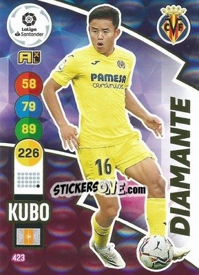 Sticker Kubo - Liga Santander 2020-2021. Adrenalyn XL n. 423 - Panini