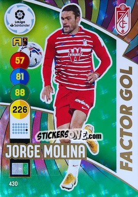 Sticker Jorge Molina - Liga Santander 2020-2021. Adrenalyn XL - Panini