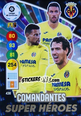 Figurina Comandantes - Liga Santander 2020-2021. Adrenalyn XL - Panini