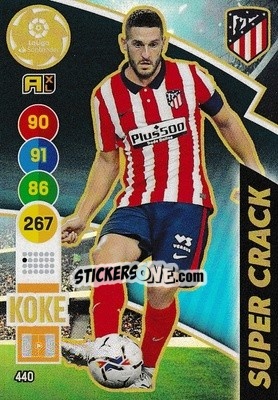 Figurina Koke - Liga Santander 2020-2021. Adrenalyn XL - Panini