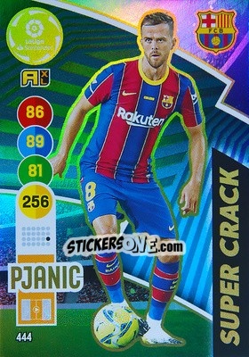 Sticker Pjanic - Liga Santander 2020-2021. Adrenalyn XL n. 444 - Panini