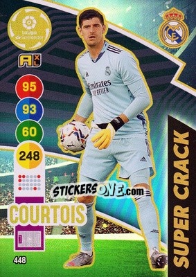 Sticker Courtois - Liga Santander 2020-2021. Adrenalyn XL n. 448 - Panini