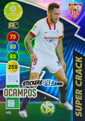 Cromo Ocampos - Liga Santander 2020-2021. Adrenalyn XL n. 456 - Panini