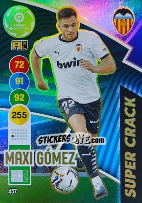 Figurina Maxi Gómez - Liga Santander 2020-2021. Adrenalyn XL - Panini